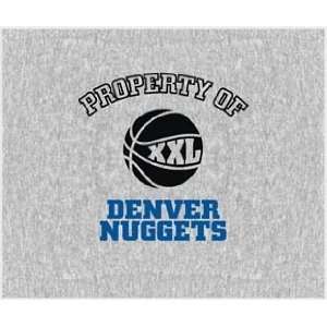  Property Of NBA Basketball Blanket/Throw Denver Nuggets 