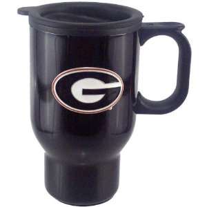  Georgia Bulldogs 16 oz Black Stainless Steel Travel Mug 