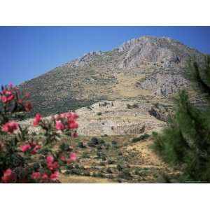  View from Mycenae, Peloponnese, Greece Giclee Poster Print 