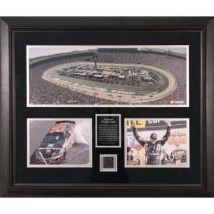  HARVICK, KEVIN FRAMED MINI PANO (05 BRISTOL) 2 8x10 & TIRE 