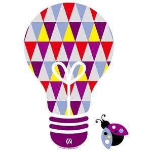   360 Wall Poster/Decal   Lady Bug Light Bulb (Genie)