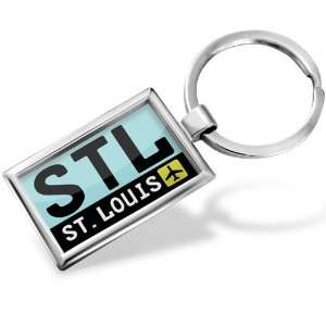Keychain Airport code STL / St. Louis country United States   Hand 