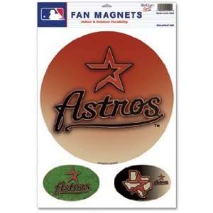  Houston Astros Car Magnet Set