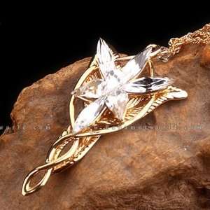  Arwen Evenstar Necklace or Pendant (Golden) [Handwork 