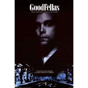 (24x36) Goodfellas Movie (Ray Liotta, Black Background 