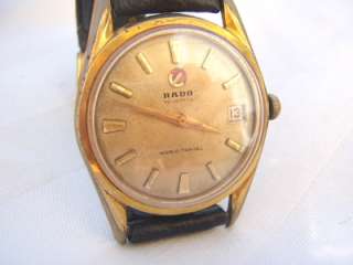 Rado World Travel 30 jewels automatic watch for repairs  