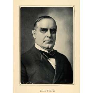  1905 Duotone Print President William McKinley Assassination 