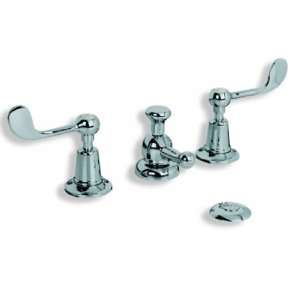 Lefroy Brooks CL1461NK Connaught Lever Three Hole Bidet Tap With Asc