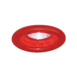   Rated Glass Recessed Trim, 50 Total Watts, Ruby Red