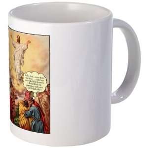  Jesus Ascends Funny Mug by 