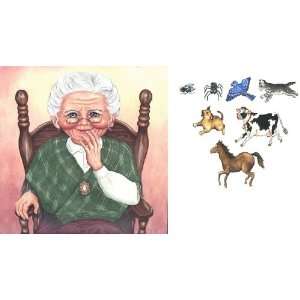 Old Lady Who Swallowed a Fly Felt Flannel Board Story Set  Yprecut and 