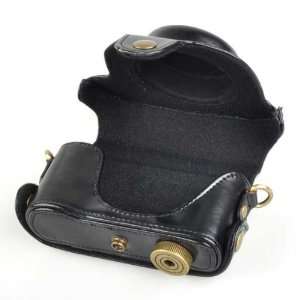   Case Bag+ Shoulder PU Leather Strap for Panasonic LX5