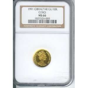   OZ.999 FINE ,GOLD, CORGI, DOG, COIN,CERTIFIED AND GRADED MS 66 BY NGC