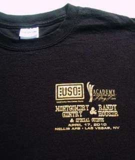 USO 2010 concert Montgomery Gentry XL T SHIRT houser  