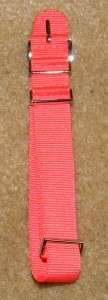 Crew Solid Watch Strap Fits 18mm Watches NEW Silver Accents  