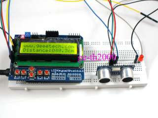 Arduino Ultrasonic Distance Detecting LCD Display kits  