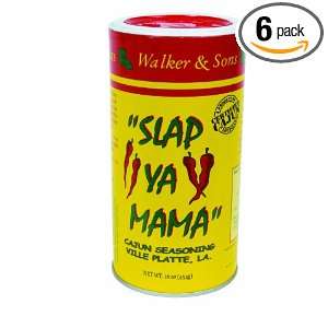 Slap Ya Mama Original Blend, 16 Ounce (Pack of 6)  Grocery 
