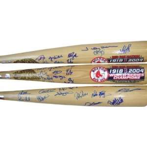  2004 Boston Red Sox Team Signed Red Sox Nation Bat with 23 