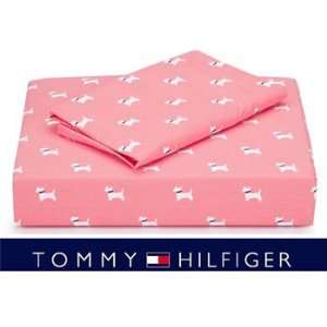  Pink Dogs Tommy Hilfiger Sheets Set   Park Avenue Bed 