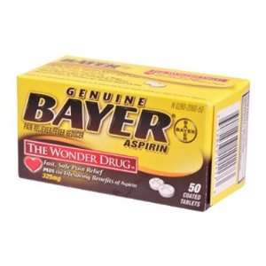 Bayer Aspirin 325 mg   Tablets, 50 ct