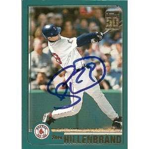  Shea Hillenbrand Signed Boston Red Sox 2001 Topps Card 