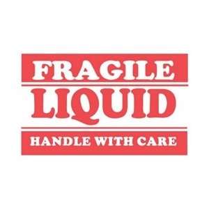  Fragile Shipping Labels   Fragile Liquid Handle w/ Care 