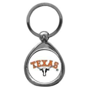  Set of 2 Texas University Longhorns High Polish Chrome Key 