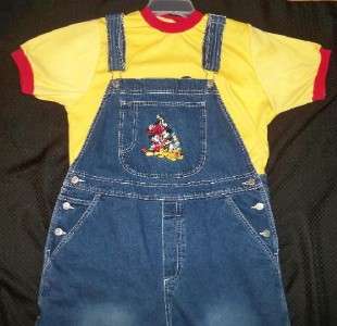 Adult Baby 46 hips MICKEY MOUSE OVERALLS/ DIAPER SHIRT, by LL  