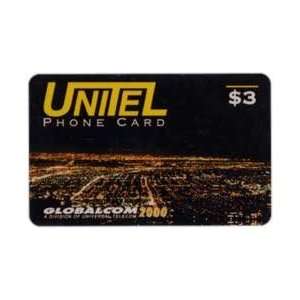  Collectible Phone Card $3. Unitel   Los Angeles At Night 