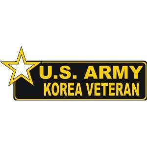  United States Army Korea Veteran Bumper Sticker Decal 9 