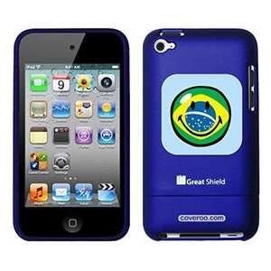  Smiley World Brazilian Flag on iPod Touch 4g Greatshield 