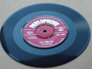 THE BEATLES ORIGINAL 1962 RED PARLOPHONE 45 LOVE ME DO EXCELLENT EARLY 
