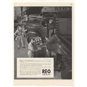  1948 Reo Motors Trucks School Bus Truck Print Ad