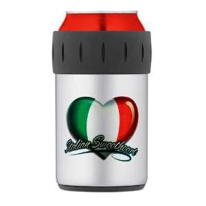  Thermos Can Cooler Koozie Italian Sweetheart Italy Flag 