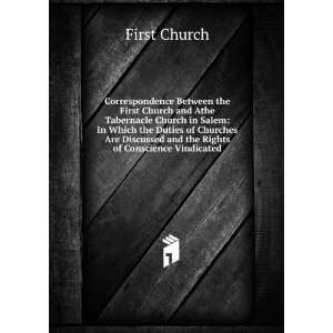  Correspondence Between the First Church and Athe 