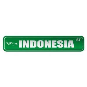   INDONESIA ST  STREET SIGN COUNTRY