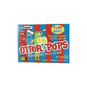   Pops Ice Bars   Delicious Fast Freeze Ice Bars, 16 pops,(Otter Pops