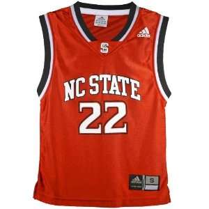   North Carolina State Wolfpack #22 Red Youth Replica Basketball Jersey