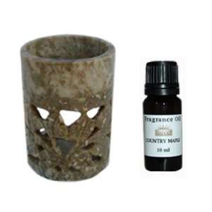  Flowing Leaf Aromatherapy Oil Burner Diffuser with Country 