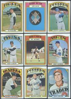 1972 Topps Baseball Complete SET Ryan Aaron Fisk VGEX to EXMT  