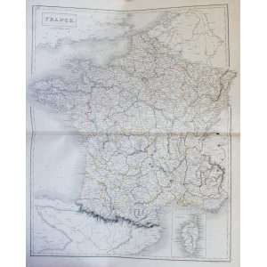  Black Map of France (1846)