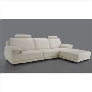   Chaise Sofa Shelli Leather Sectional Chaise Sofa Furniture & Decor