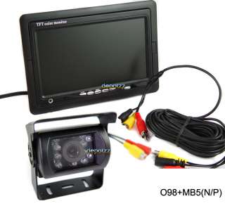COLOR LCD BACKUP REAR VIEW REVERSE CCD CAMERA SYSTEM  