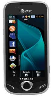 New Samsung SGH A897 Mythic   Black (Unlocked) 3G GSM Touch Cellular 
