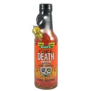 Blairs Pure Death Hot Sauce with Jolokia 5 fl. Oz. (6 pack)  