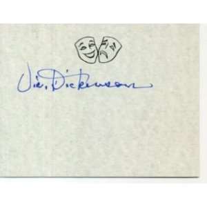  Vic Dickenson Jazz Trombone Rare Signed Autograph   Sports 
