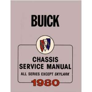   1980 BUICK Full Line Service Shop Repair Manual Book 