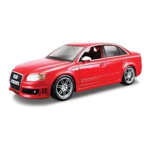 Bburago Bijoux 124 Scale Red Audi RS4 Toys & Games