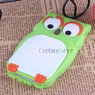 New Cute Universal Owl Designs Silicone Case Cover Skin for iPhone 4 