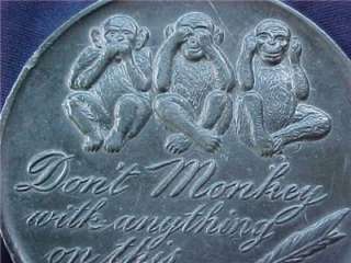 Vintage Coin St. Louis /Union Station plus 3 Monkeys  